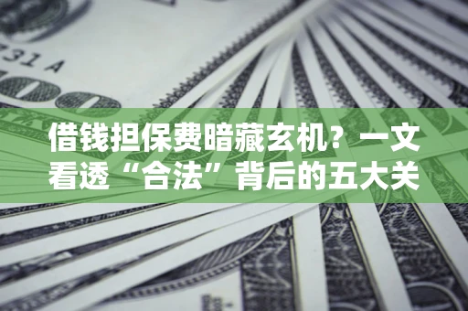 北京借钱担保费暗藏玄机？一文看透“合法”背后的五大关键陷阱