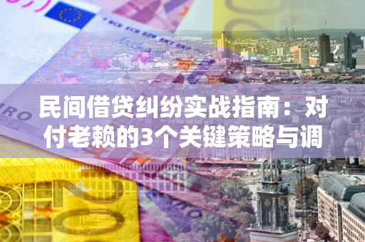 北京民间借贷纠纷实战指南：对付老赖的3个关键策略与调解盲区解析