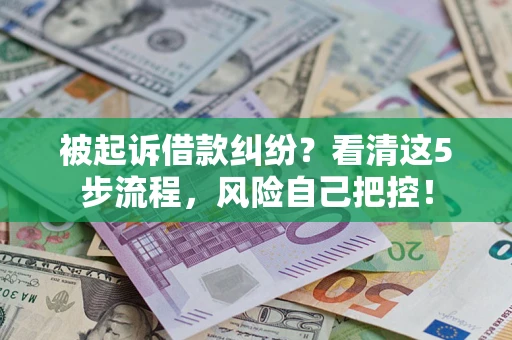 北京被起诉借款纠纷？看清这5步流程，风险自己把控！